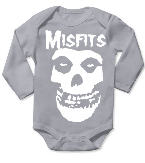 Misfits Long Sleeve Baby One-Piece