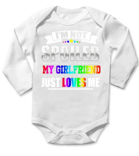 My Girlfriends Just Love Me Lesbian Tee Long Sleeve Baby One-Piece