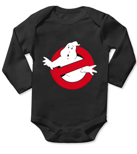 old school logo ghostbuster TShirt Long Sleeve Baby One-Piece