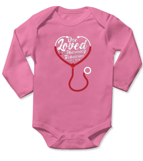 One Loved Pharmacy Technician Medicine Pharmacist Long Sleeve Baby One-Piece