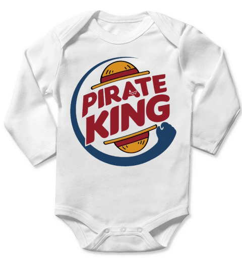 PIRATE KING Long Sleeve Baby One-Piece