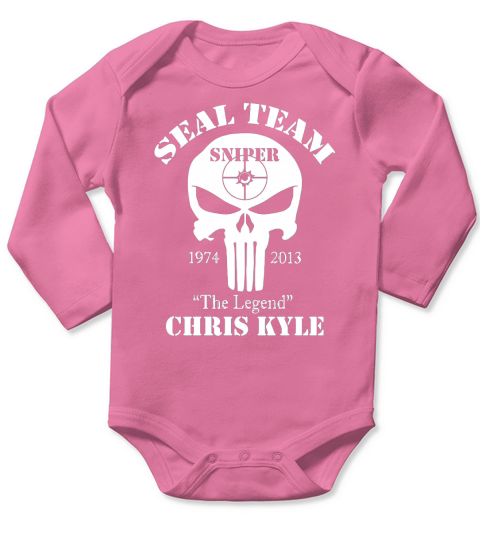 Sceau-équipe-chris-kyle Long Sleeve Baby One-Piece