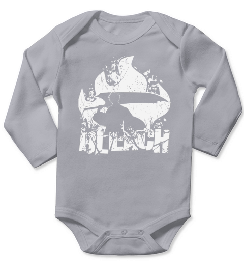 Shinigami logo symbol, Kurosaki Ichigo, Bleach Long Sleeve Baby One-Piece