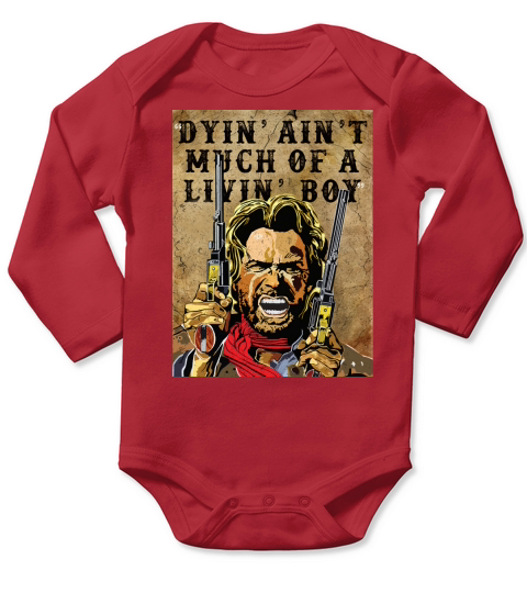 The Outlaw Josey Wales Vintage Style Long Sleeve Baby One-Piece