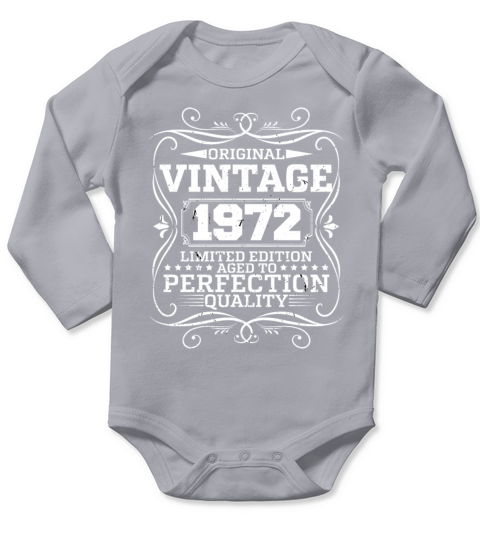 Vintage 1972 Original Limited Edition Long Sleeve Baby One-Piece