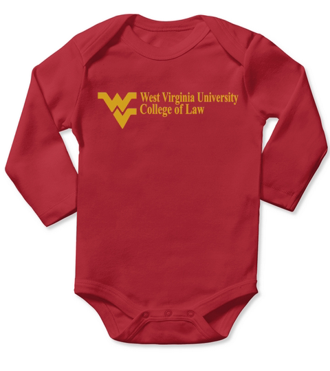 West Virginia University College of Law Long Sleeve Baby One-Piece