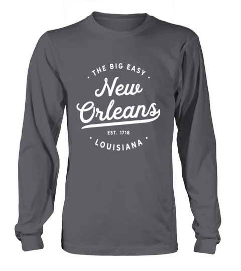Classic Retro Vintage New Orleans Louisiana Big Easy Tshirt Long sleeved Unisex