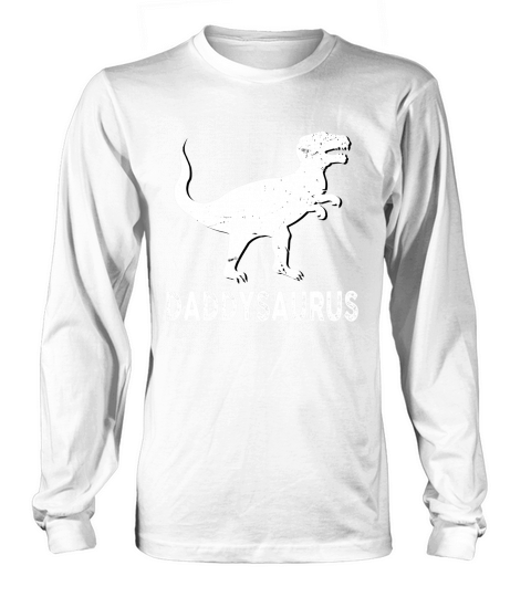 Daddysaurus Shirt Daddy Dinosaur Fathers Day Gifts Men Dad Long sleeved Unisex
