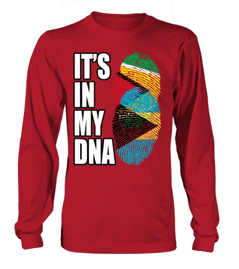 Guyanese And Bahamian Mix Heritage DNA Flag Long sleeved Unisex