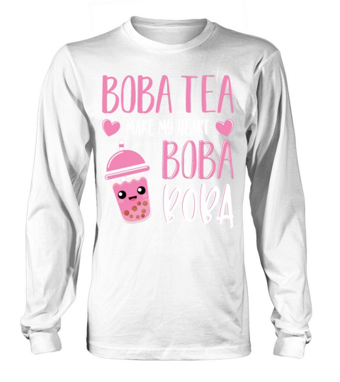 Powered By Tea Bubble Milk Tea Lovers Gift Idea Long sleeved Unisex