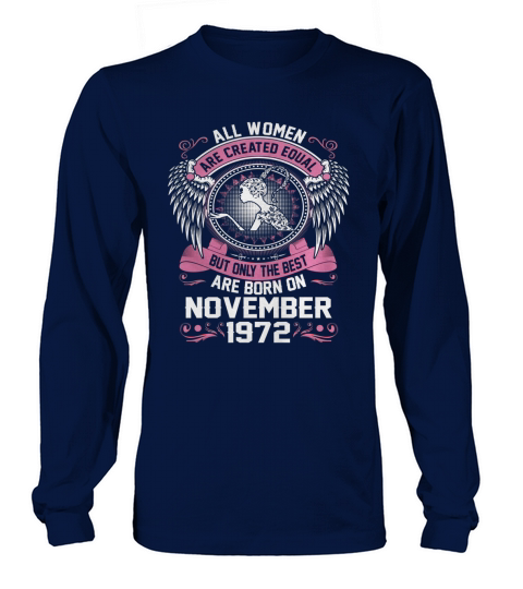 Scopio the best are born on November 1972 Long sleeved Unisex