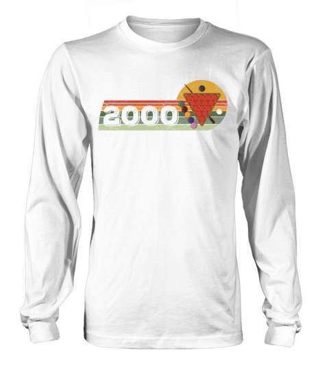 Snooker Snooker-game Vintage born 2000 Birthday Long sleeved Unisex