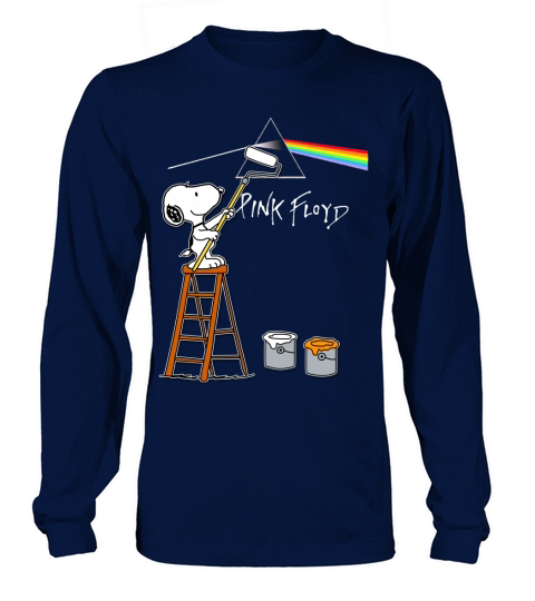 Snoopys Painting The picture- Pink Floyd Long sleeved Unisex