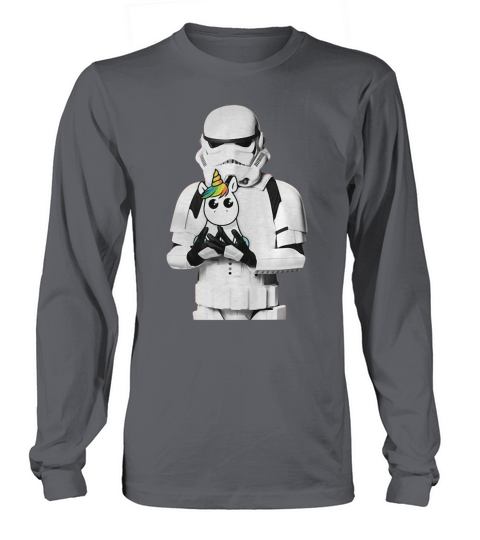 Star Wars Stormtrooper and Unicorn shirt Long sleeved Unisex