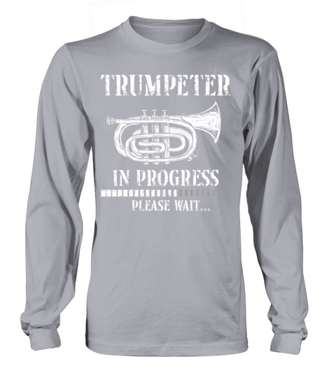 Trumpet Player Vintage Trumpeter Long sleeved Unisex