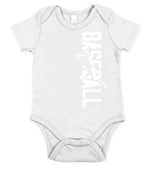 Baseball Fan Vintage Baseball Short Sleeve Baby One-Piece