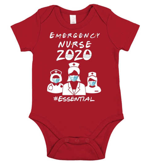 Emergency Nurse 2020 Essential Short Sleeve Baby One-Piece