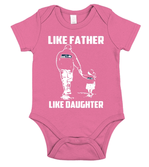 FATHER AND DAUGHTER Short Sleeve Baby One-Piece