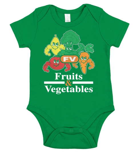 Fruits and Vegetables T-Shirts Renato Laranja shirt Short Sleeve Baby One-Piece