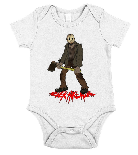 Ghost Jason Cartoon Short Sleeve Baby One-Piece