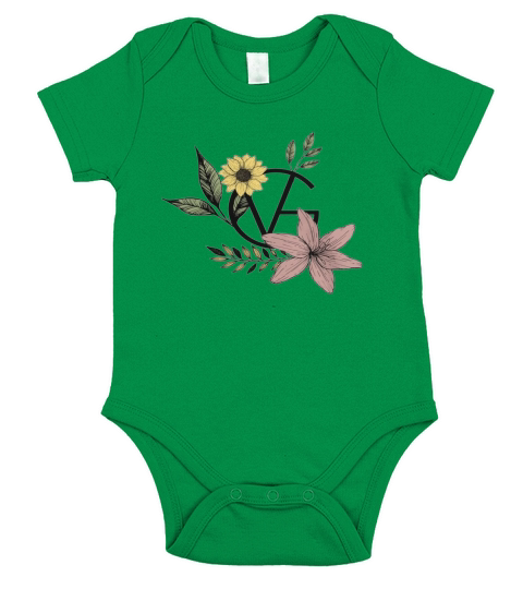 Grace Vanderwaal Flower Tee Officially Licensed Short Sleeve Baby One-Piece