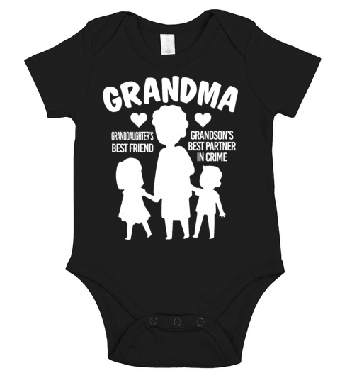 Grandma Granddaughters Best Friend Grandsons Short Sleeve Baby One-Piece