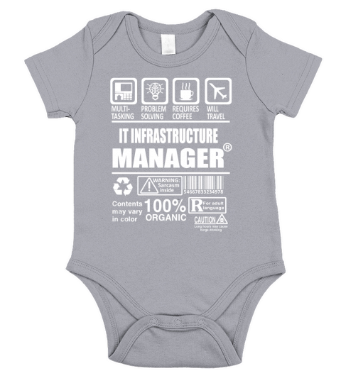 IT INFRASTRUCTURE MANAGER TSHIRT HOODIE Short Sleeve Baby One-Piece