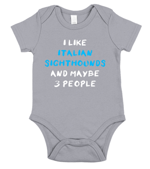 Italian Sighthound Funny Short Sleeve Baby One-Piece