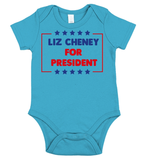 Liz Cheney 2024 For President Short Sleeve Baby One-Piece