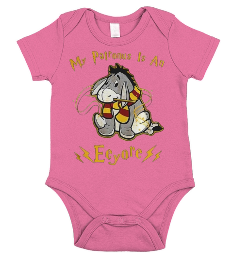 My patronous is an eeyore - Ladies Flowy Tank Short Sleeve Baby One-Piece