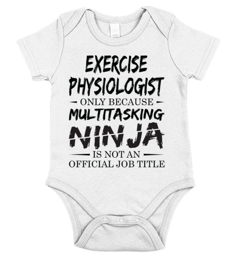 Ninja Exercise Physiologist Short Sleeve Baby One-Piece