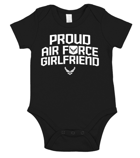 Proud Air Force Girlfriend Premium Short Sleeve Baby One-Piece