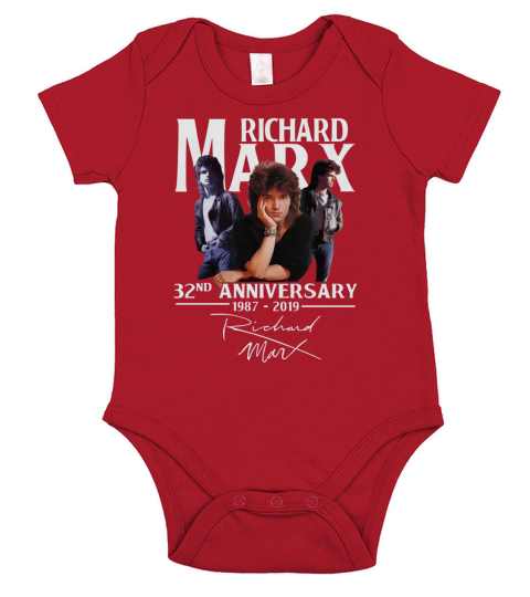 Richard Marx 32nd anniversary 1987-2019 signature shirt Short Sleeve Baby One-Piece