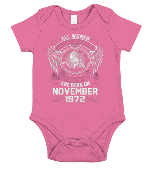 Scopio the best are born on November 1972 Short Sleeve Baby One-Piece