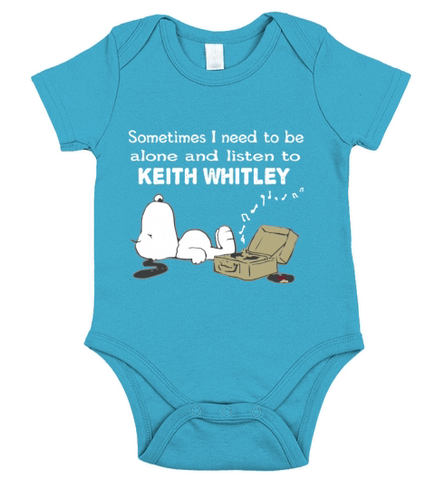 Sometimes I need to be alone and listen to Keith Whitley Short Sleeve Baby One-Piece