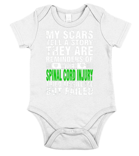 SPINAL CORD INJURY TRIED TO KILL ME BUT FAILED T SHIRT Short Sleeve Baby One-Piece
