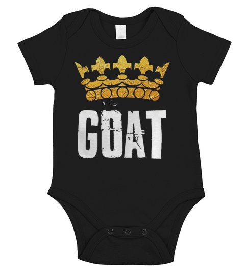 The Goat shirt - Greatest of all time t shirt Short Sleeve Baby One-Piece