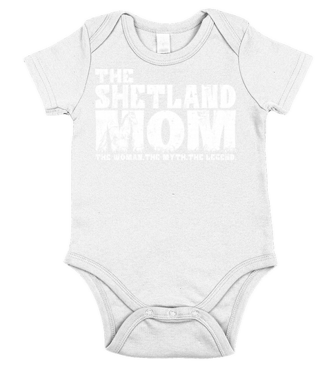 The Shetland Pony Mom Horse Owner Short Sleeve Baby One-Piece