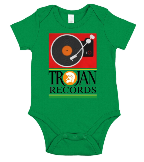 Trojan Records Short Sleeve Baby One-Piece