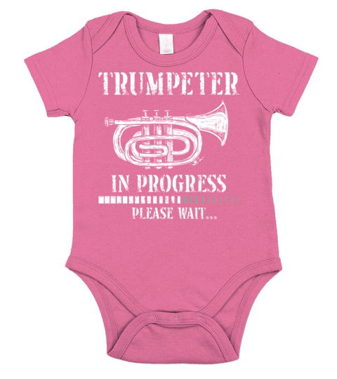 Trumpet Player Vintage Trumpeter Short Sleeve Baby One-Piece