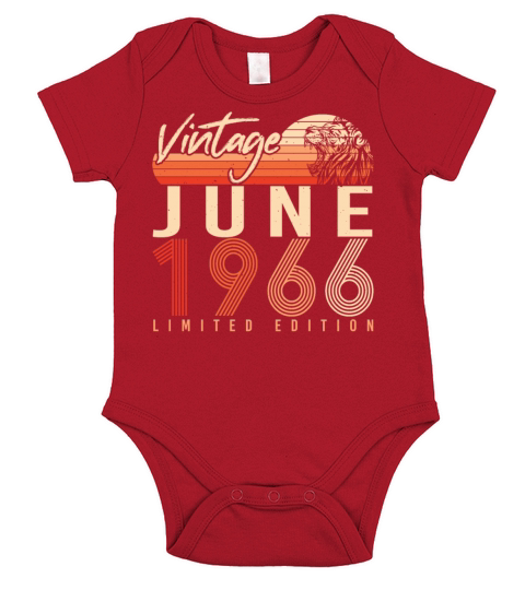 Vintage 1966 June Short Sleeve Baby One-Piece