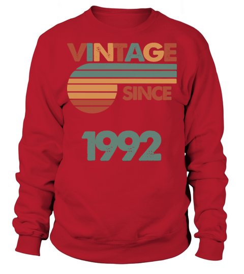 30th Vintage Birthday 1992 Sweatshirt Unisex