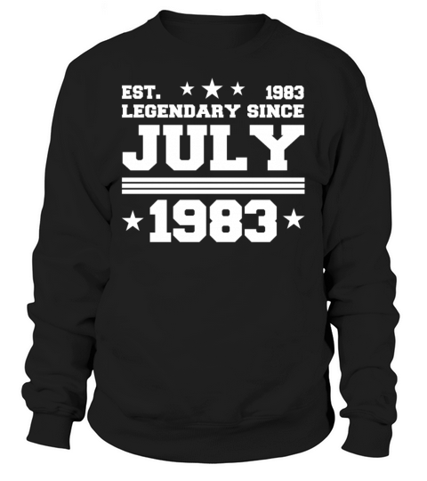39th birthday July vintage 1983 gift idea Sweatshirt Unisex
