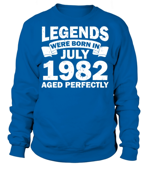 40th birthday July vintage 1982 gift idea Sweatshirt Unisex