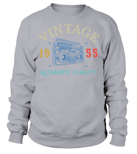 65 Years Old 1955 Vintage 65Th Birthday Anniversar Sweatshirt Unisex