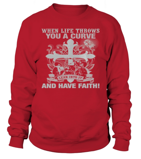 Christian Biker T Shirt Have Faith Motorcycle Design Sweatshirt Unisex