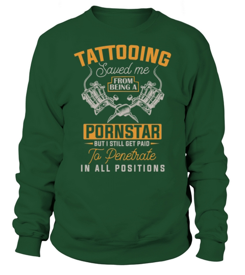 Funny Tattoo Artist Tattoos Inked Tattooist Sweatshirt Unisex