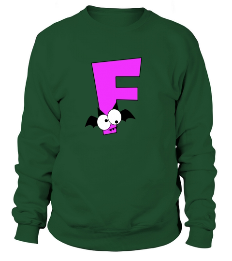 Halloween Alphabets Clipart F Sweatshirt Unisex
