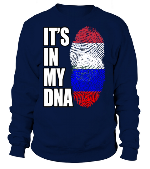 Hungarian And Russian Mix Heritage DNA Flag Sweatshirt Unisex