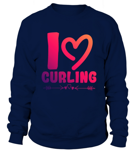 I love curling Sweatshirt Unisex
